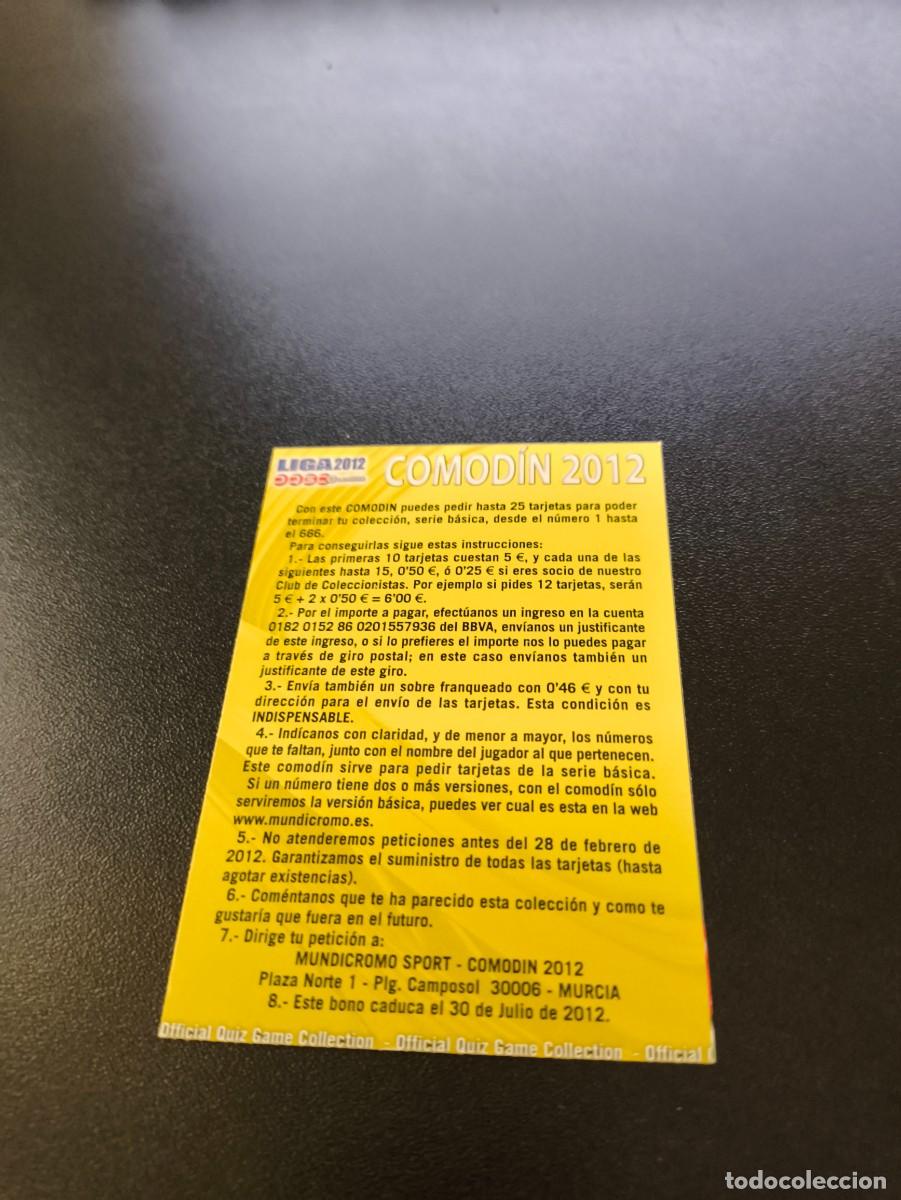 Cromos de F&uacute;tbol: COMODIN 2012 MUNDICROMO LIGA 2011 2012 11 12 NO PANINI ESTE MEGACRACKS