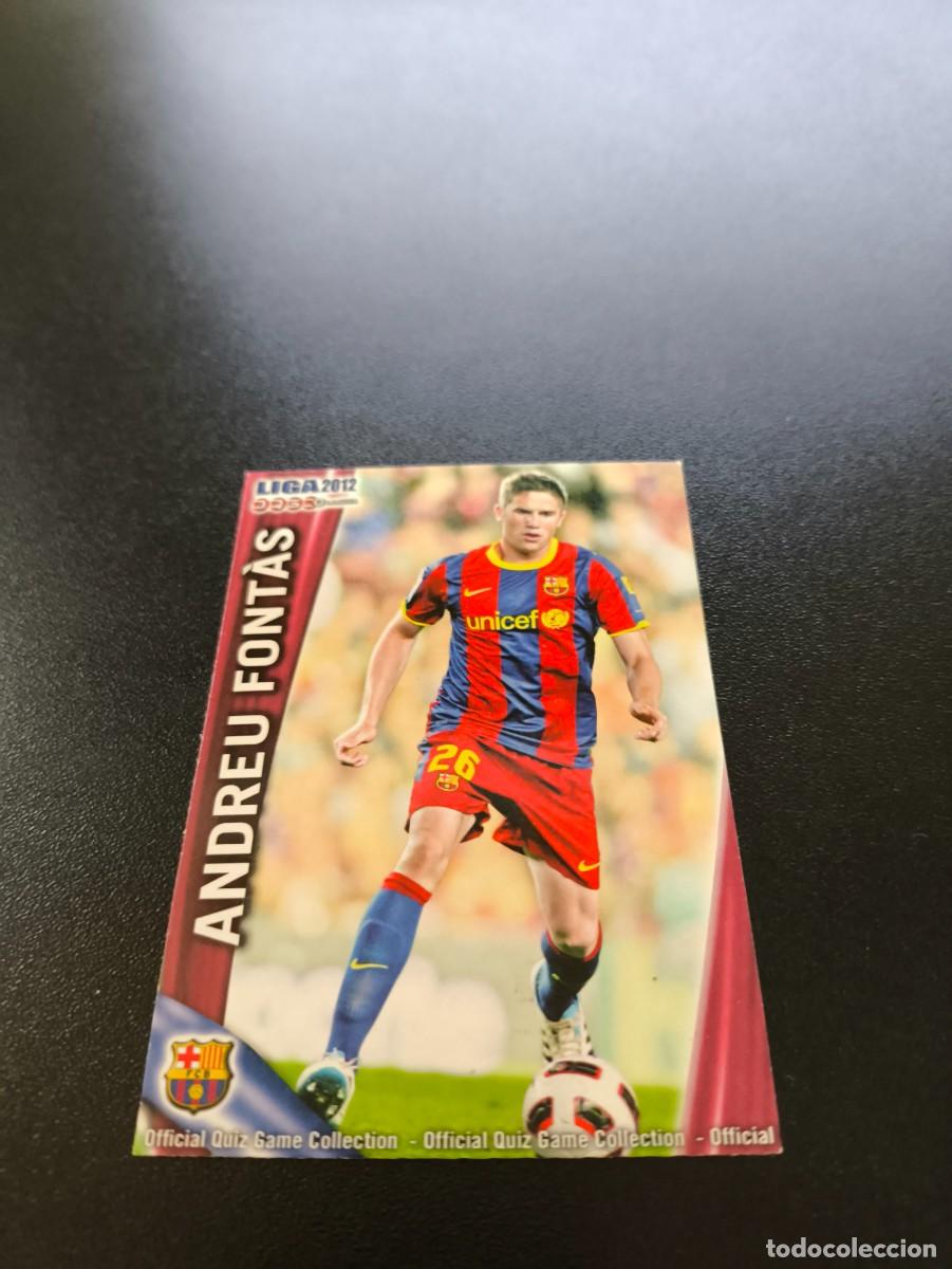 Cromos de Futebol: 643 ANDREU FONTAS BARCELONA ULTIMA HORA MUNDICROMO LIGA 2011 2012 11 12 NO PANINI ESTE MEGACRACKS