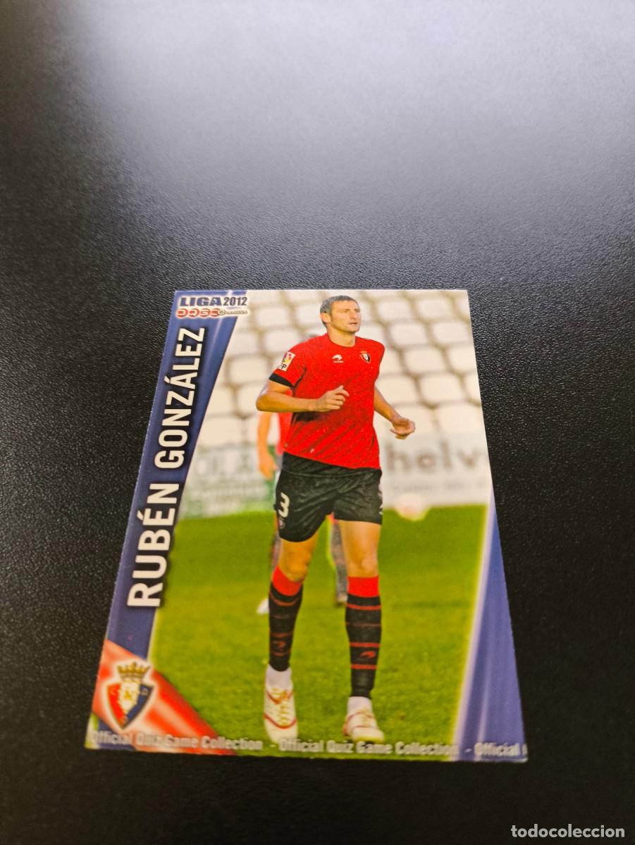 Cromos de F&uacute;tbol: 655 RUBEN GONZALEZ OSASUNA ULTIMA HORA MUNDICROMO LIGA 2011 2012 11 12 NO PANINI ESTE MEGACRACKS
