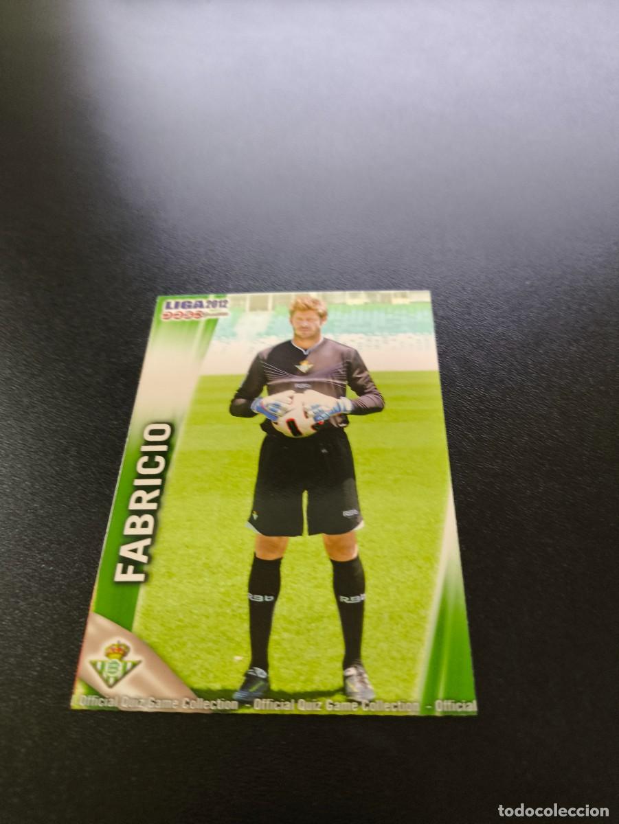 Cromos de F&uacute;tbol: 658 FABRICIO BETIS ULTIMA HORA MUNDICROMO LIGA 2011 2012 11 12 NO PANINI ESTE MEGACRACKS
