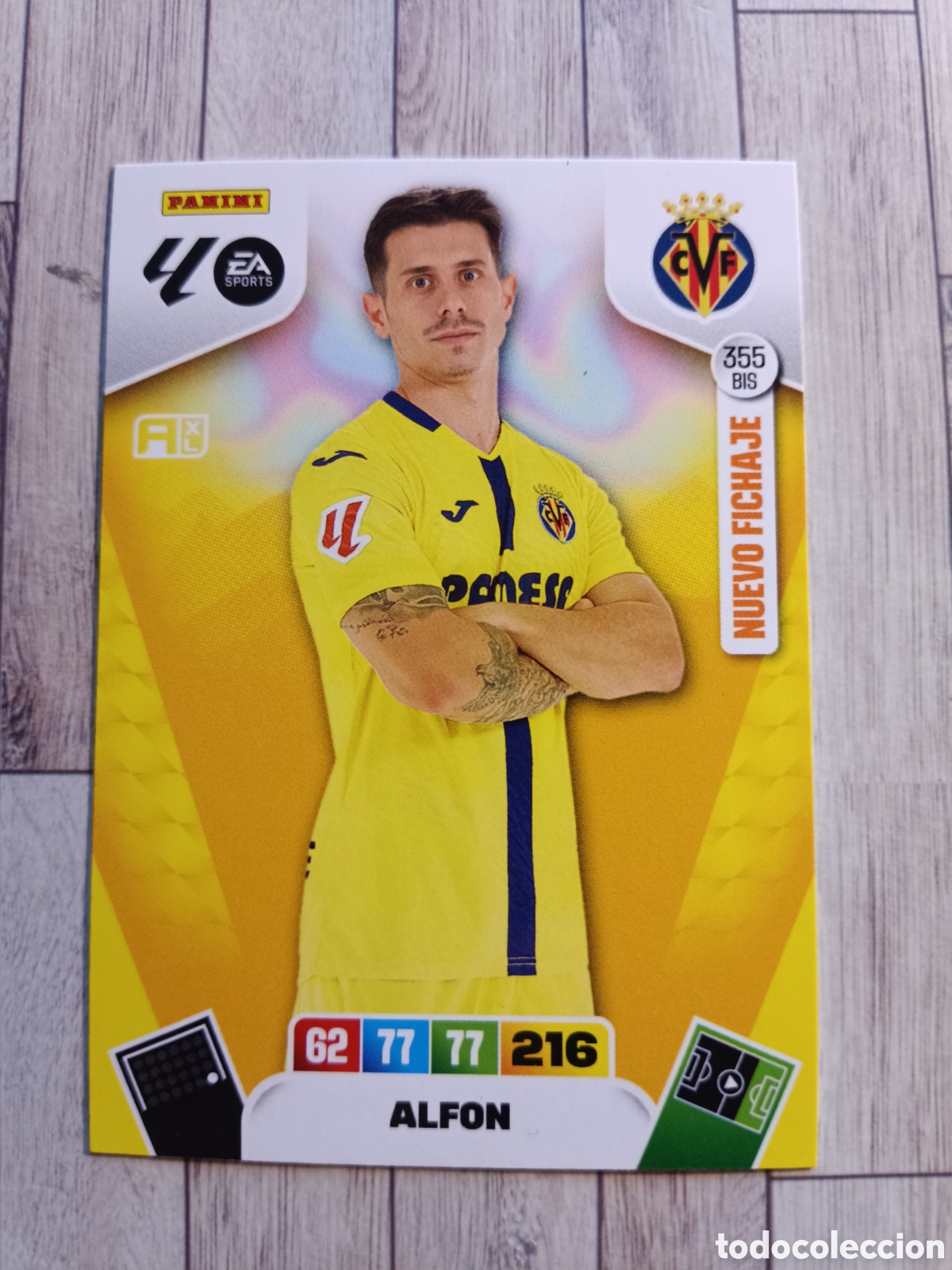 Cartes &agrave; collectionner de Football: 355 BIS ALFON VILLARREAL NUEVO FICHAJE ADRENALYN XL LIGA 2025 2026 PANINI 25 26