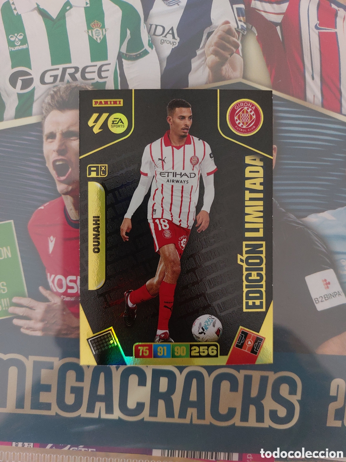 Cromos de F&uacute;tbol: OUNAHI GIRONA EDICION LIMITADA LIGA ADRENALYN XL 2025 2026 25 26