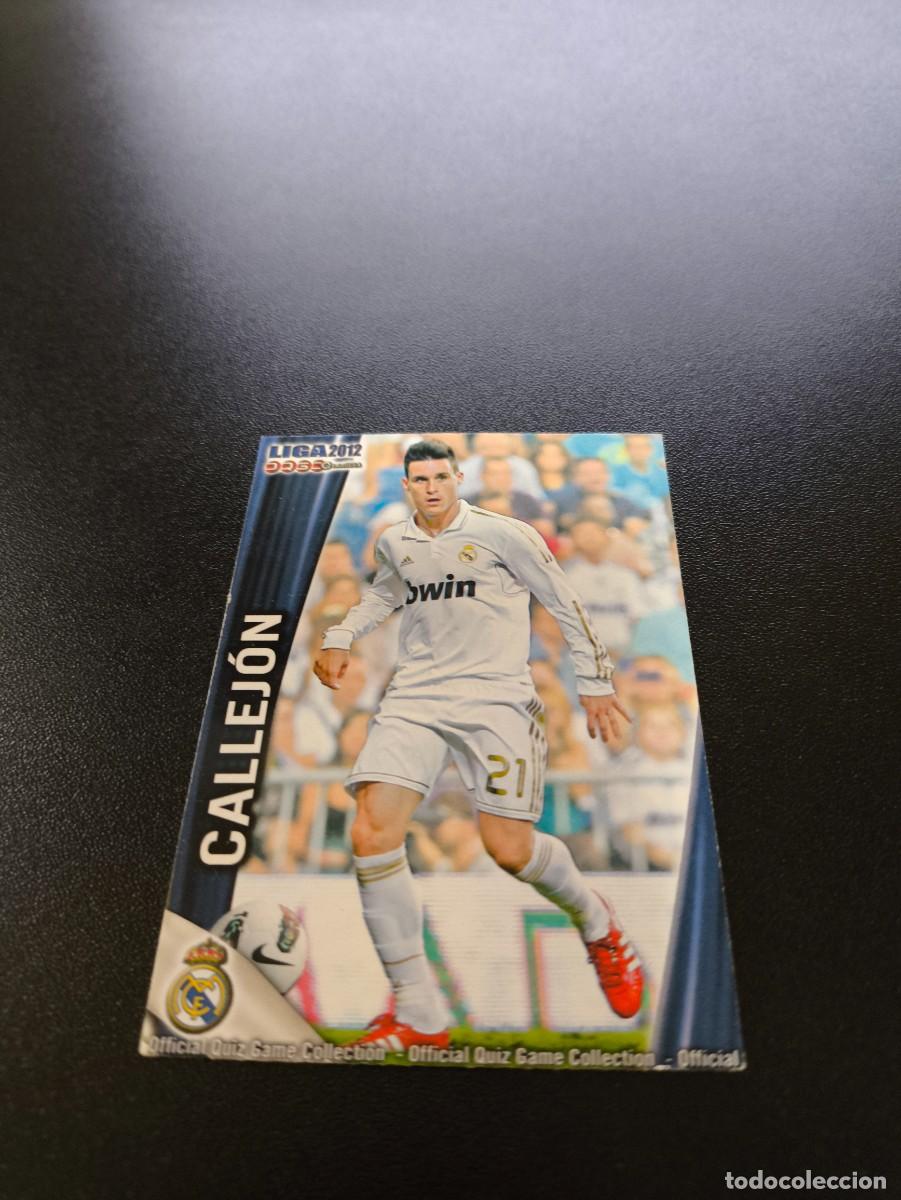 Cromos de F&uacute;tbol: 662 CALLEJON REAL MADRID ULTIMA HORA MUNDICROMO LIGA 2011 2012 11 12 NO PANINI ESTE MEGACRACKS