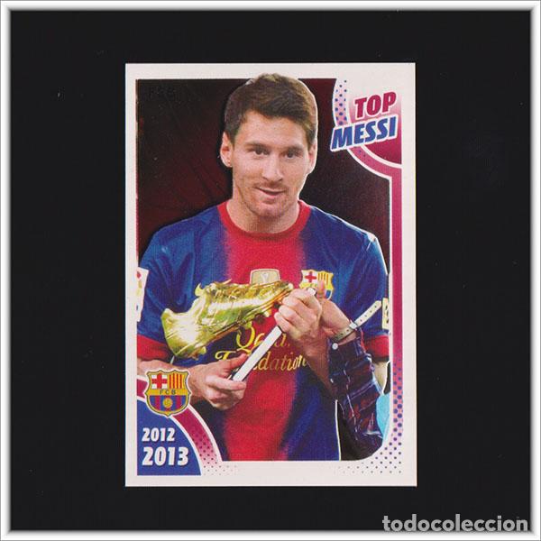 Cromos de F&uacute;tbol: COLECCI&Oacute;N OFICIAL BARCELONA 2012 2013 12 13 PANINI TOP MESSI 168 BOTA DE ORO BAR&Ccedil;A LIGA ALBUM