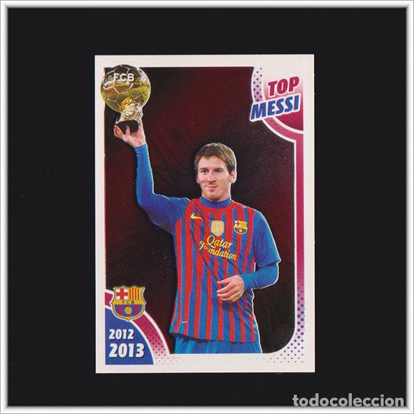 Cromos de F&uacute;tbol: COLECCI&Oacute;N OFICIAL BARCELONA 2012 2013 12 13 PANINI TOP MESSI 166 BAL&Oacute;N DE ORO BAR&Ccedil;A LIGA ALBUM