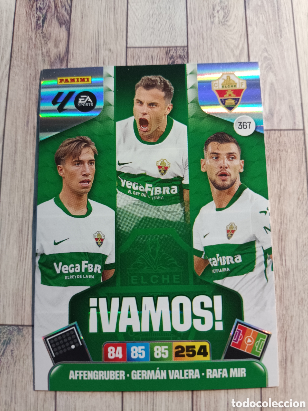 Cromos de F&uacute;tbol: 367 VAMOS ELCHE RAFA MIR VALERA AFFENGRUBER ADRENALYN XL LIGA 2025 2026 PANINI 25 26