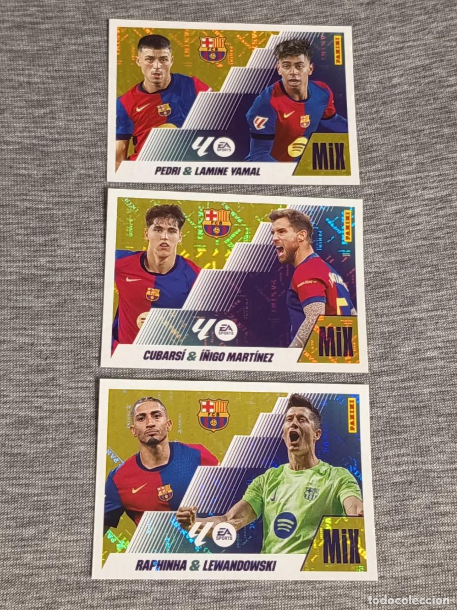 Cromos de F&uacute;tbol: Liga este 25 26 Panini LOTE 3.MIX DEL BARCELONA CON YAMAL nuevos sin pegar