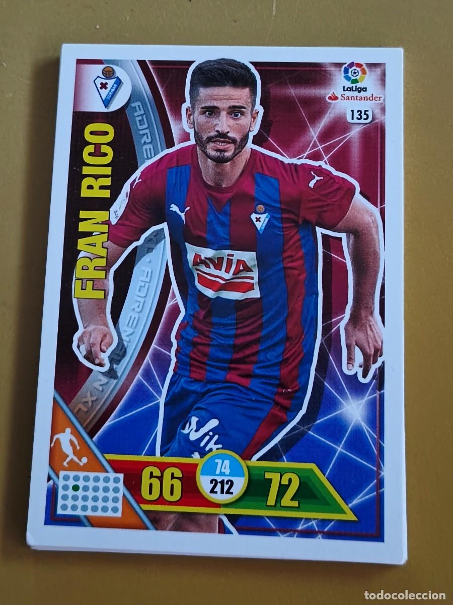 Cromos de F&uacute;tbol: fran rico, adrenalyn 2016 17
