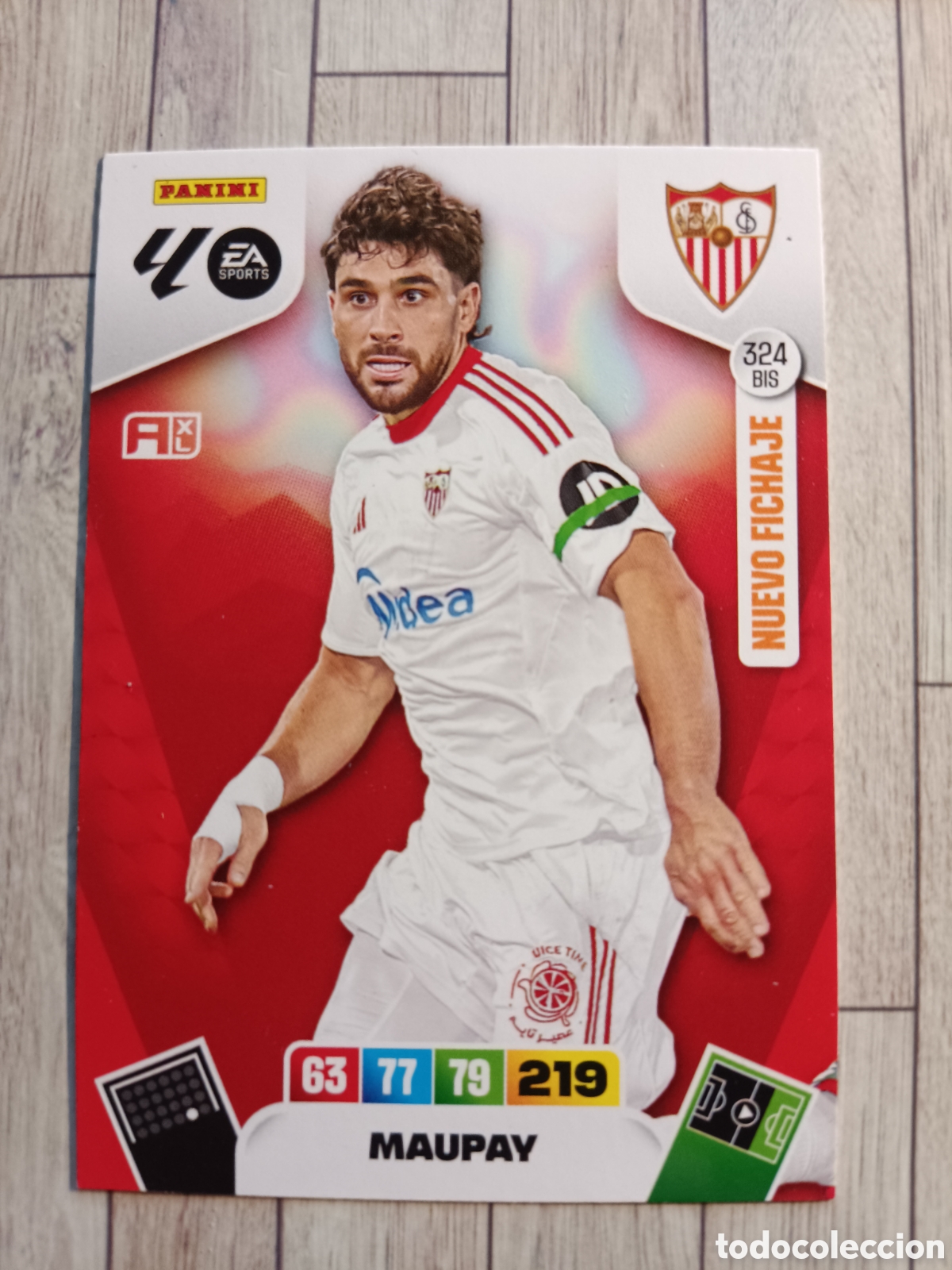 Cromos de F&uacute;tbol: 324 BIS MAUPAY SEVILLA NUEVO FICHAJE ADRENALYN XL LIGA 2025 2026 PANINI 25 26