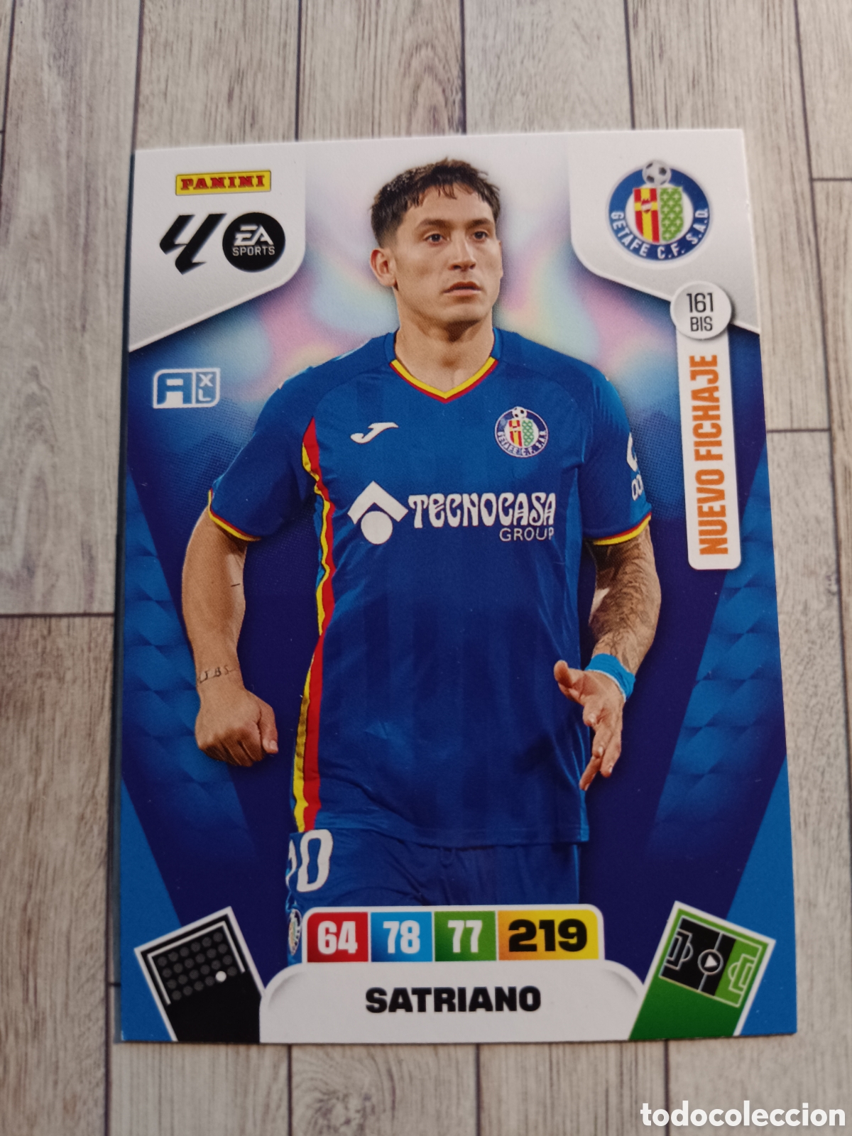 Cromos de F&uacute;tbol: 161 BIS SATRIANO GETAFE NUEVO FICHAJE ADRENALYN XL LIGA 2025 2026 PANINI 25 26