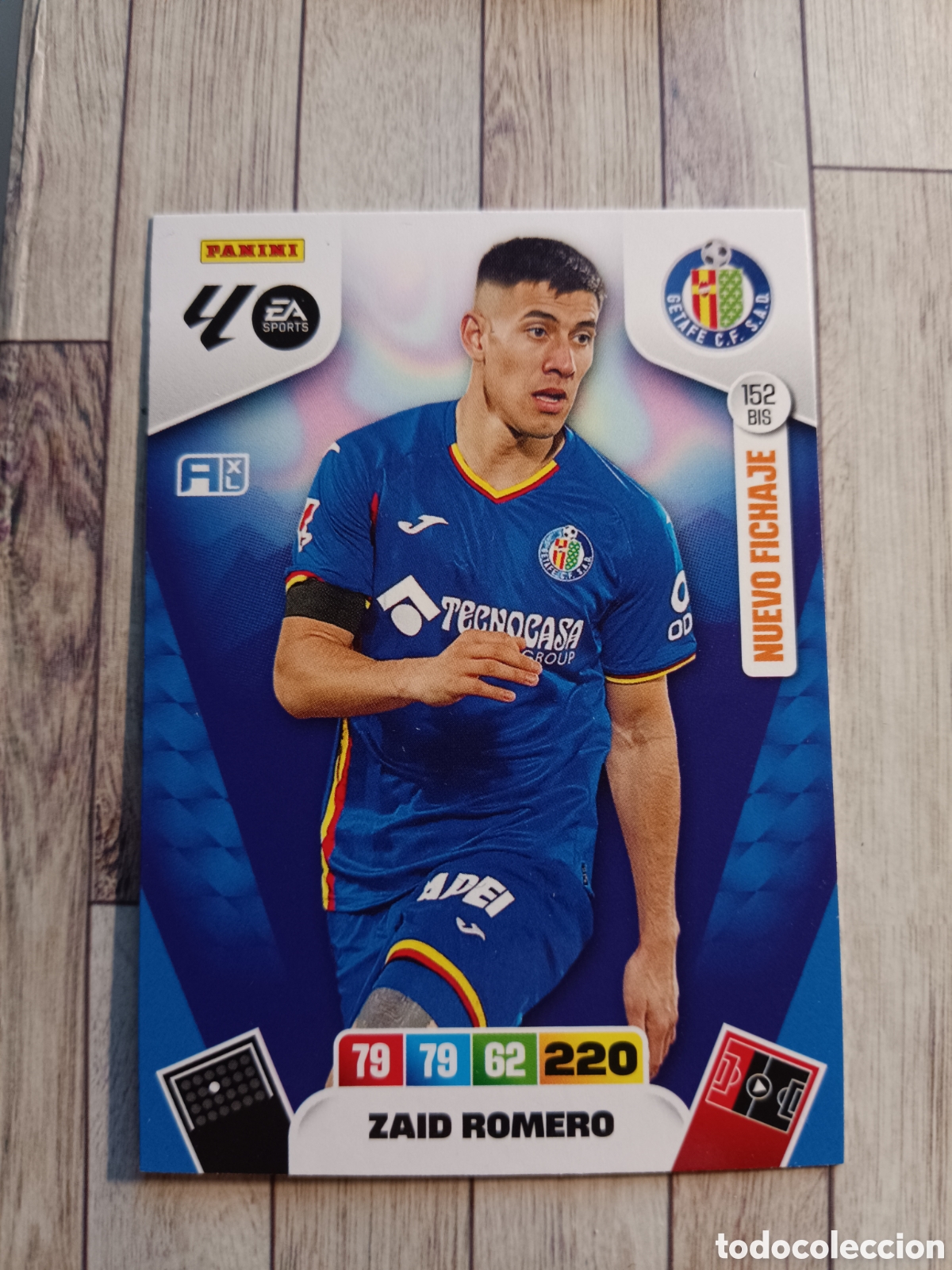 Cromos de F&uacute;tbol: 152 BIS ZAID ROMERO GETAFE NUEVO FICHAJE ADRENALYN XL LIGA 2025 2026 PANINI 25 26