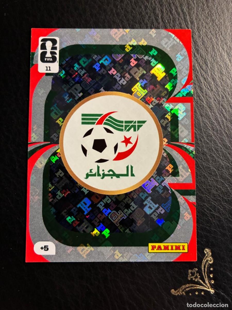 Cromos de F&uacute;tbol: 11 ESCUDO ARGELIA FIFA WORLD CUP ADRENALYN MUNDIAL 2026 26 PANINI