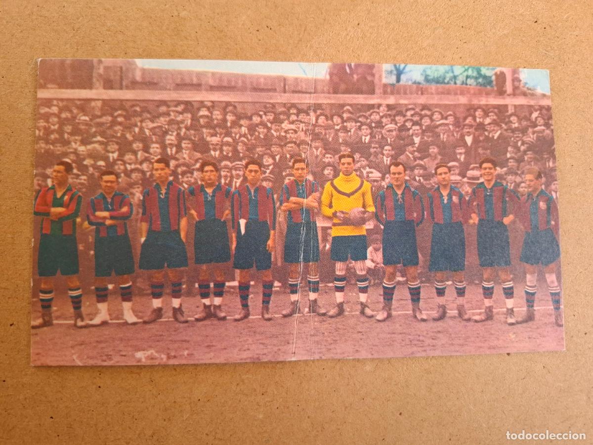 Cromos de F&uacute;tbol: 75 A&Ntilde;OS DEL FC BARCELONA - EXCELSIOR - 67 CAMPE&Oacute;N DE ESPA&Ntilde;A 1922 ALCANTARA ZAMORA ( NUNCA PEGADO )