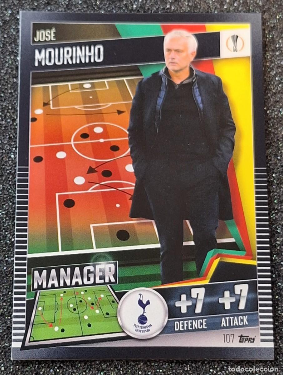 Cromos de F&uacute;tbol: Jose Mourinho Tottenham Topps Match Attax Soccer