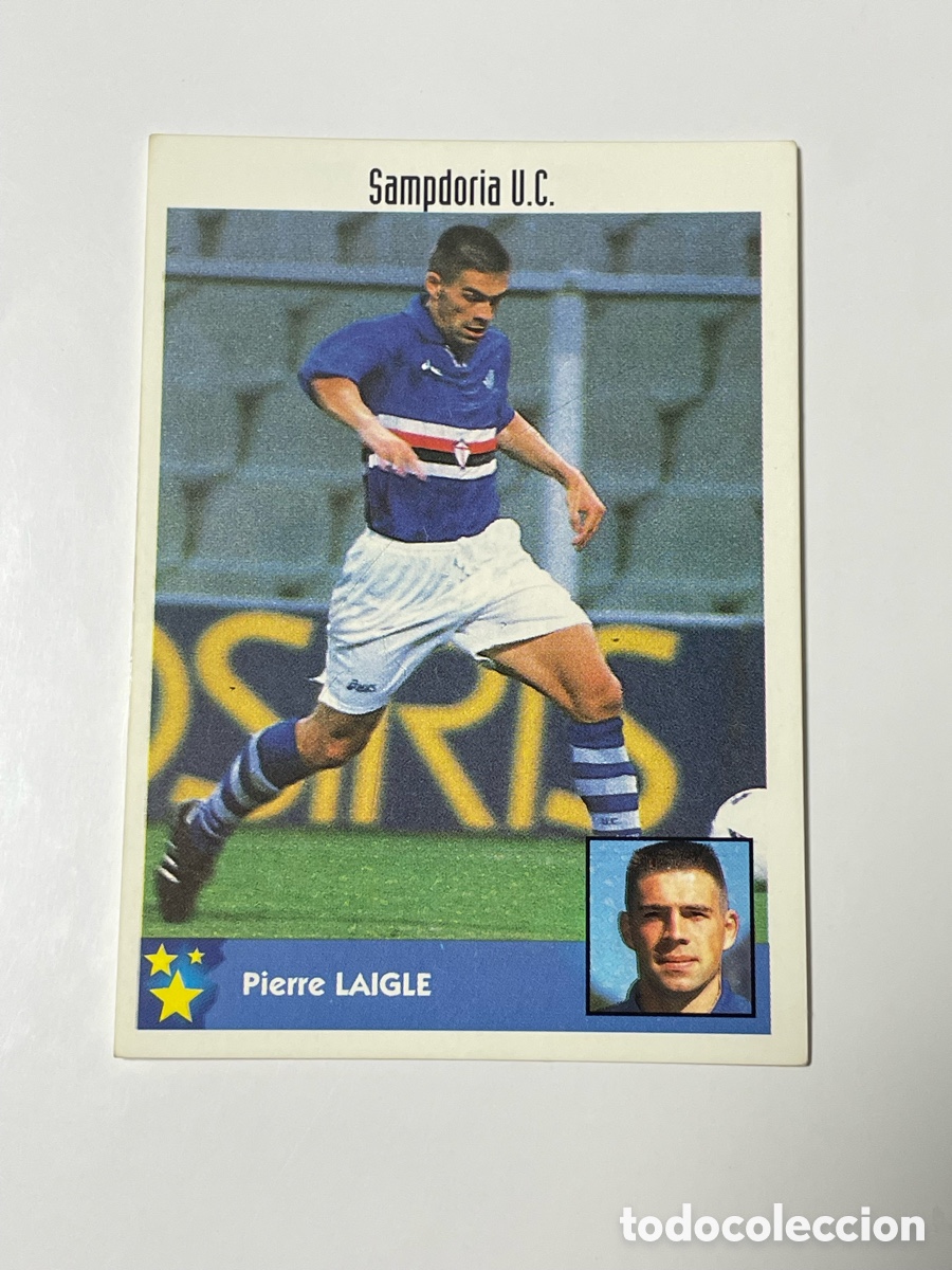 Cromos de F&uacute;tbol: Pierre Laigle Sampdoria Panini Los mejores equipos de Europa 1997/98 #237