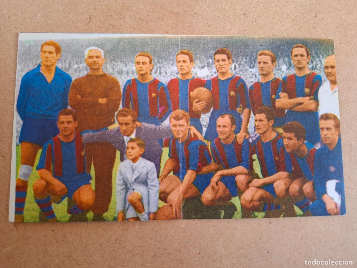 Cromos de F&uacute;tbol: 75 A&Ntilde;OS DEL FC BARCELONA - EXCELSIOR - 72 CAMPE&Oacute;N COPA EL GENERAL&Iacute;SIMO 1951 ( NUNCA PEGADO )