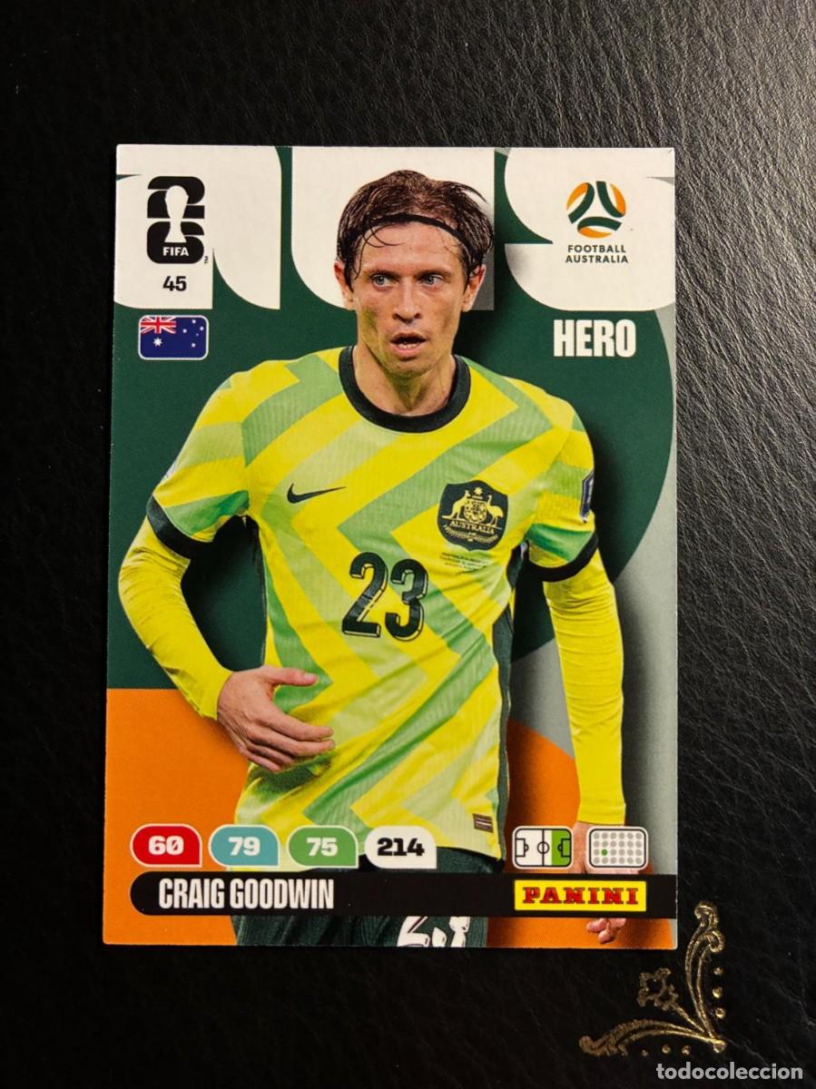 Cromos de F&uacute;tbol: 45 CRAIG GOODWIN AUSTRALIA FIFA WORLD CUP ADRENALYN MUNDIAL 2026 26 PANINI