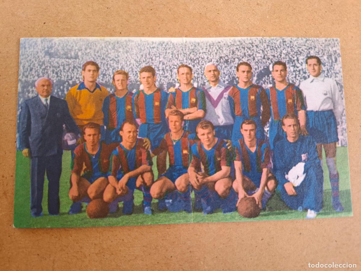 Cromos de F&uacute;tbol: 75 A&Ntilde;OS DEL FC BARCELONA - EXCELSIOR - 73 CAMPE&Oacute;N COPA EL GENERAL&Iacute;SIMO 1952 ( NUNCA PEGADO )