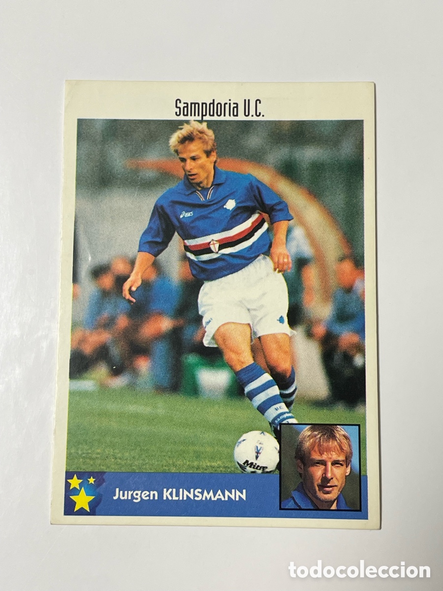 Cromos de F&uacute;tbol: Jurgen Klinsmann Sampdoria Panini Los mejores equipos de Europa 1997/98 #239