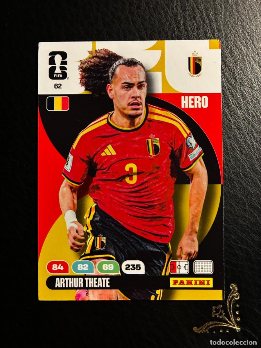 Cromos de F&uacute;tbol: 62 ARTHUR THEATE BELGICA FIFA WORLD CUP ADRENALYN MUNDIAL 2026 26 PANINI