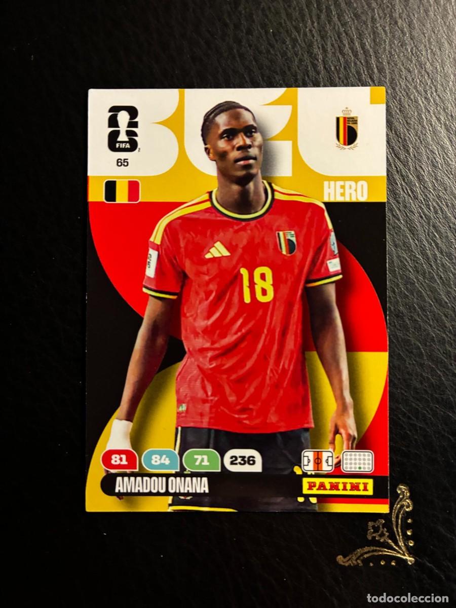 Cromos de F&uacute;tbol: 65 AMADOU ONANA BELGICA FIFA WORLD CUP ADRENALYN MUNDIAL 2026 26 PANINI