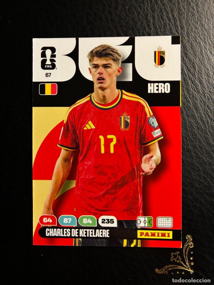 Cromos de F&uacute;tbol: 67 CHARLES DE KETELAERE BELGICA FIFA WORLD CUP ADRENALYN MUNDIAL 2026 26 PANINI