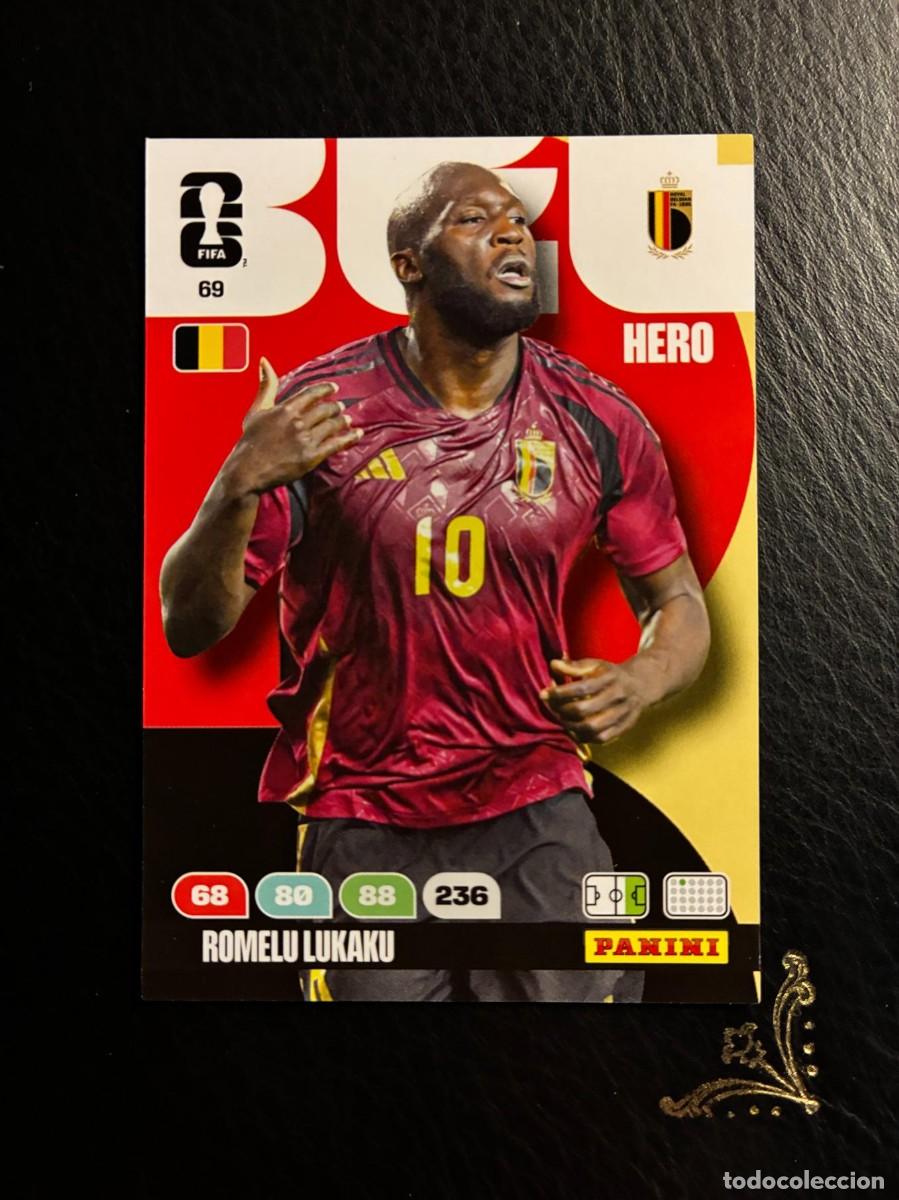 Cromos de F&uacute;tbol: 69 ROMELU LUKAKU BELGICA FIFA WORLD CUP ADRENALYN MUNDIAL 2026 26 PANINI