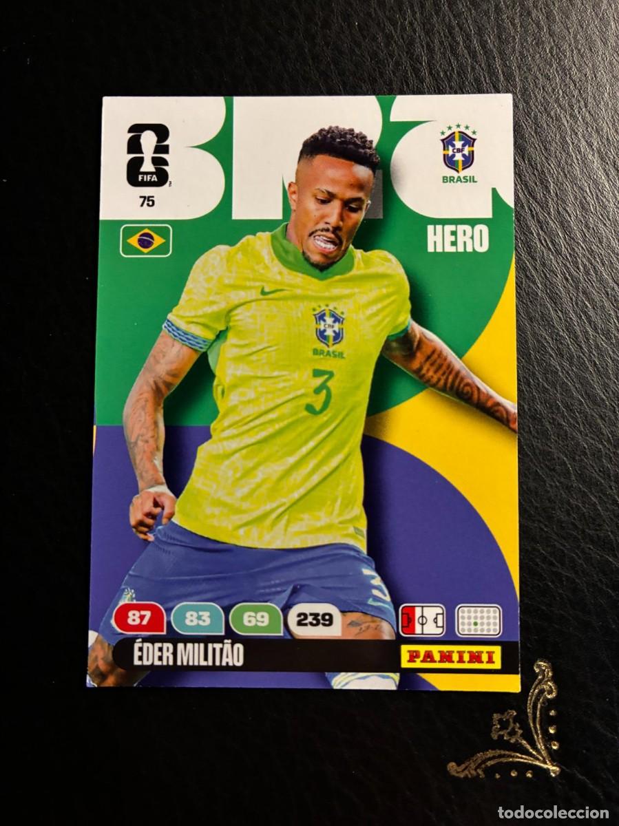 Cromos de F&uacute;tbol: 75 EDER MILITAO BRASIL FIFA WORLD CUP ADRENALYN MUNDIAL 2026 26 PANINI
