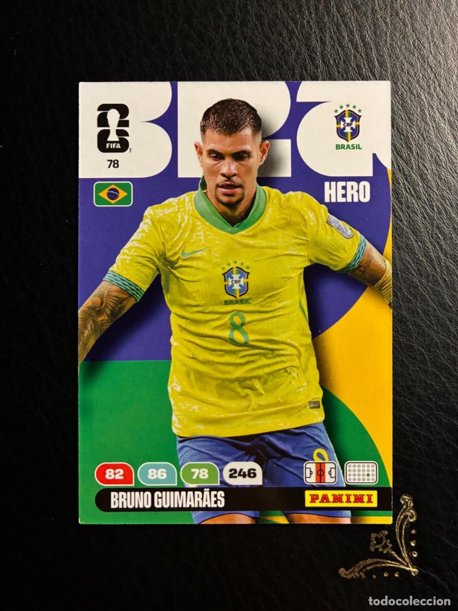 Cromos de F&uacute;tbol: 78 BRUNO GUIMARAES BRASIL FIFA WORLD CUP ADRENALYN MUNDIAL 2026 26 PANINI