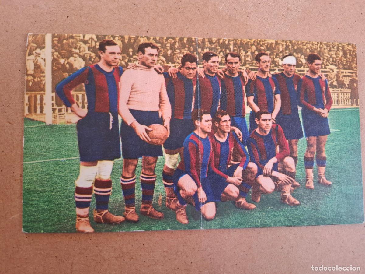 Cromos de F&uacute;tbol: 75 A&Ntilde;OS DEL FC BARCELONA - EXCELSIOR - 85 CAMPE&Oacute;N DE LIGA 1928/29 ( NUNCA PEGADO )