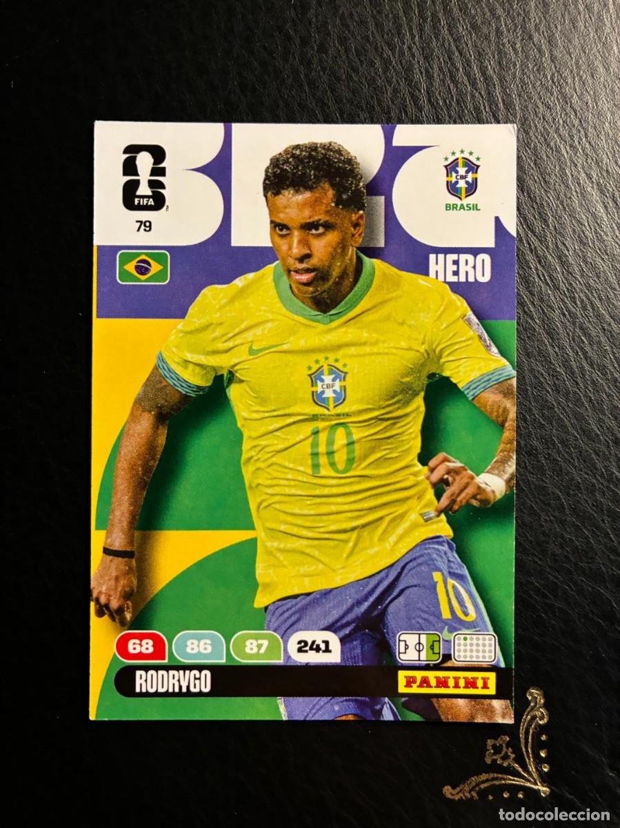 Cromos de F&uacute;tbol: 79 RODRYGO BRASIL FIFA WORLD CUP ADRENALYN MUNDIAL 2026 26 PANINI