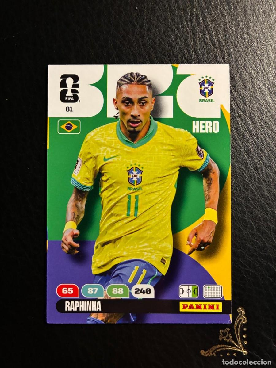 Cromos de F&uacute;tbol: 81 RAPHINHA BRASIL FIFA WORLD CUP ADRENALYN MUNDIAL 2026 26 PANINI