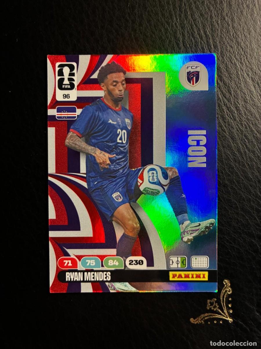 Cromos de F&uacute;tbol: 96 RYAN MENDES CABO VERDE ICON FIFA WORLD CUP ADRENALYN MUNDIAL 2026 26 PANINI