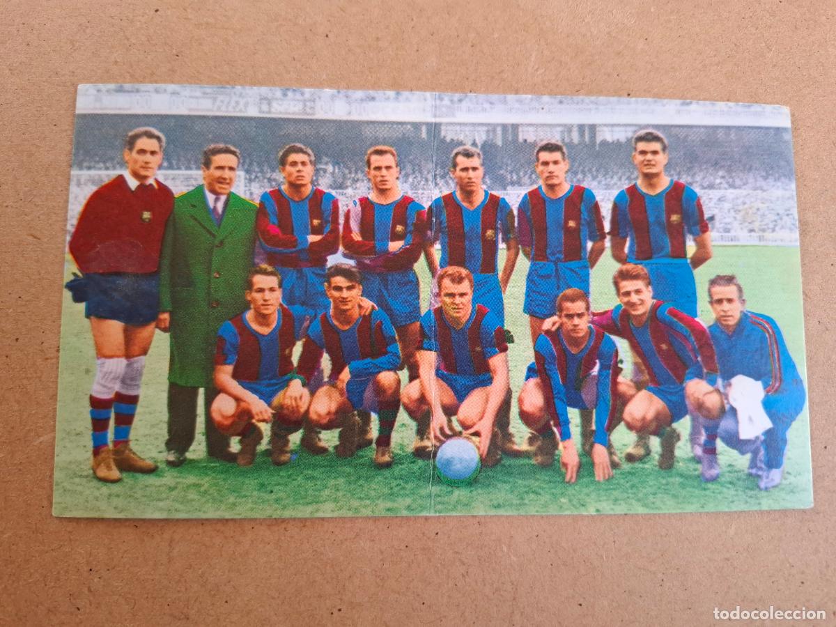 Cromos de F&uacute;tbol: 75 A&Ntilde;OS DEL FC BARCELONA - EXCELSIOR - 120 CAMPE&Oacute;N COPA DE FERIAS 1958/60 ( NUNCA PEGADO )