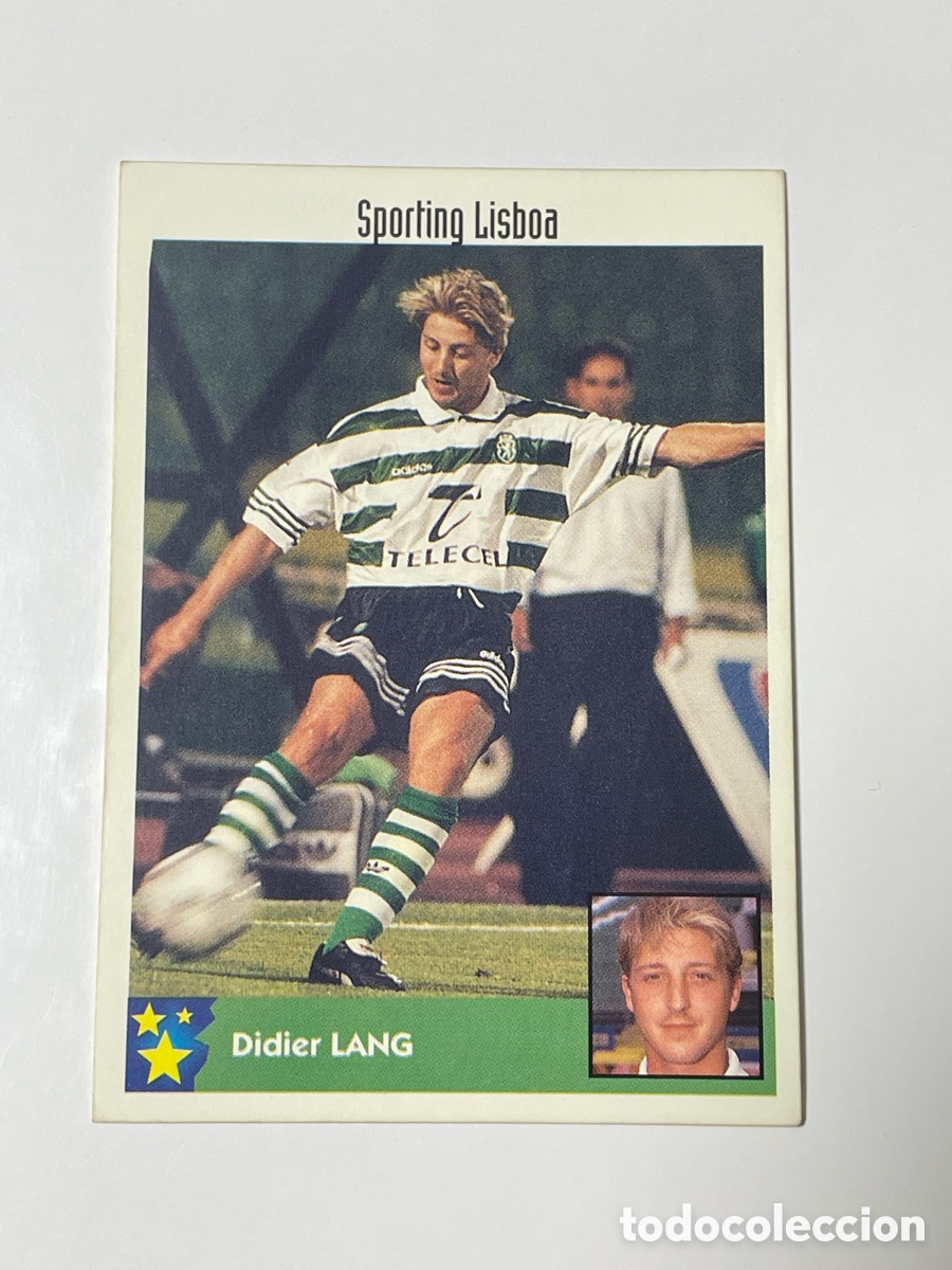 Cromos de F&uacute;tbol: Didier Lang Sporting de Lisboa Panini Los mejores equipos de Europa 1997/98 #246