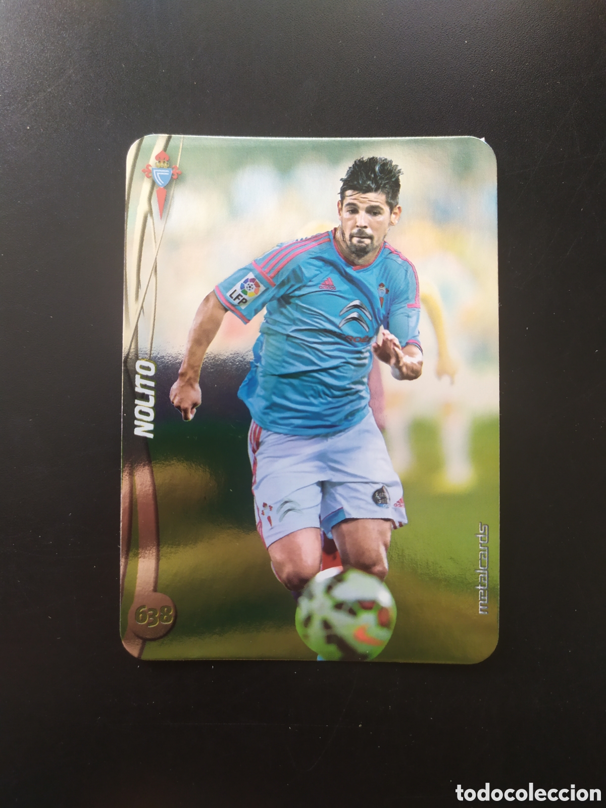 Cromos de F&uacute;tbol: Mundicromo fichas Liga 2014 2015 14 15 Nolito top brillo liso n&deg; 638 Celta Vigo