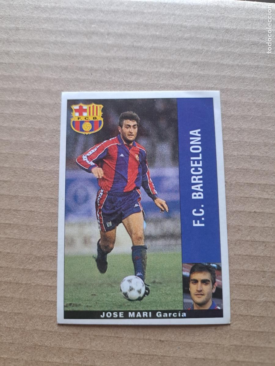 Cromos de F&uacute;tbol: PANINI 1995 1996 95 96 JOSE MARI F C BARCELONA NUNCA PEGADO