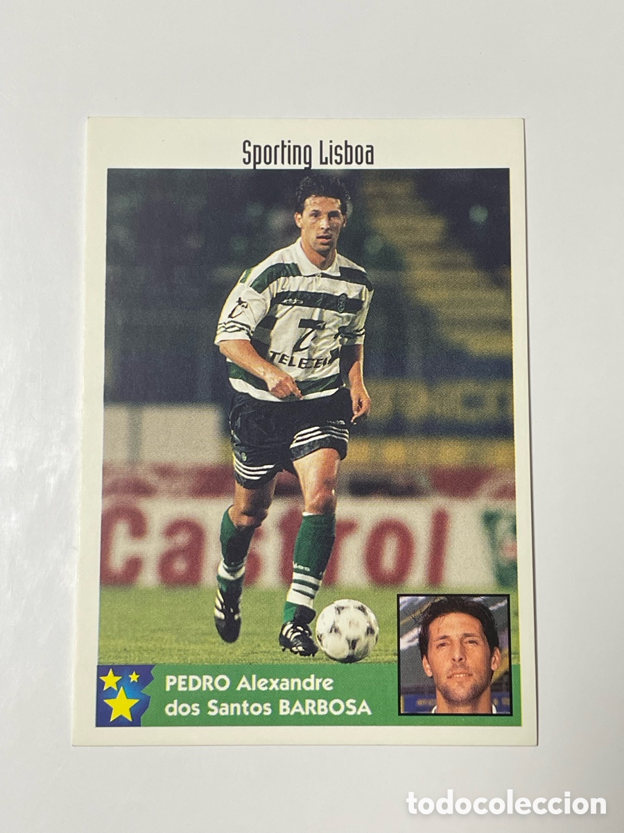 Cromos de F&uacute;tbol: Pedro Barbosa Sporting de Lisboa Panini Los mejores equipos de Europa 1997/98 #250