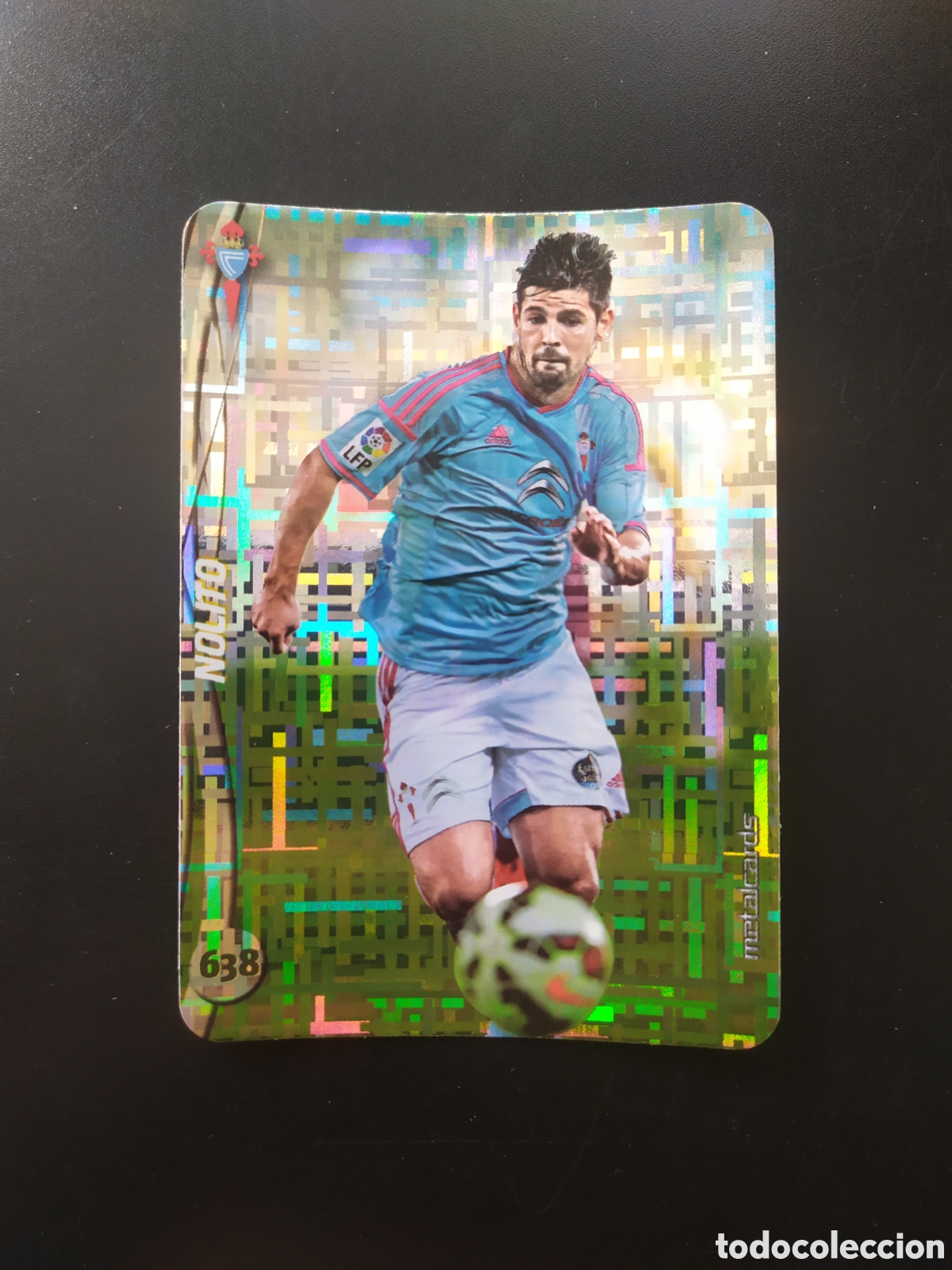 Cartes &agrave; collectionner de Football: Mundicromo fichas Liga 2014 2015 14 15 Nolito top brillo tetris n&deg; 638 Celta Vigo