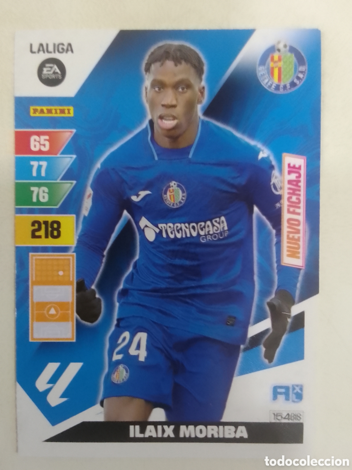 Cartes &agrave; collectionner de Football: Adrenalyn XL 2023-24 n&deg; 154 BIS Ilaix Moriba &bull; Getafe. NUEVO FICHAJE.