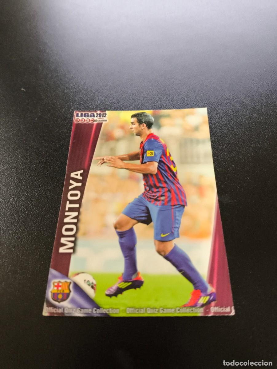 Cartes &agrave; collectionner de Football: 667 MONTOYA BARCELONA ULTIMA HORA MUNDICROMO LIGA 2011 2012 11 12 PLATINUM NO PANINI ESTE