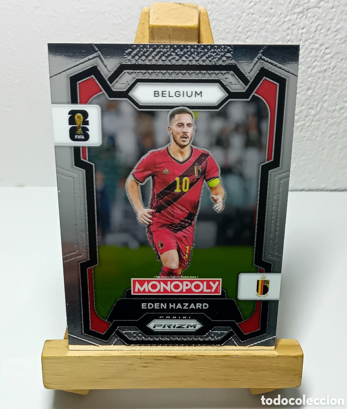Cromos de F&uacute;tbol: EDEN HAZARD 2026 B&Eacute;LGICA MONOPOLY PRIZM PANINI.