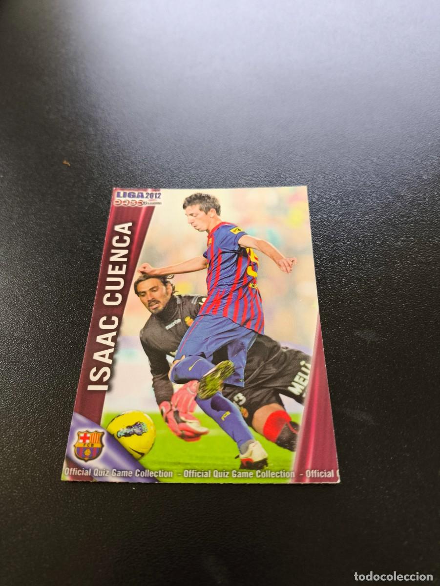 Cromos de F&uacute;tbol: 668 ISAAC CUENCA BARCELONA ULTIMA HORA MUNDICROMO LIGA 2011 2012 11 12 PLATINUM NO PANINI ESTE