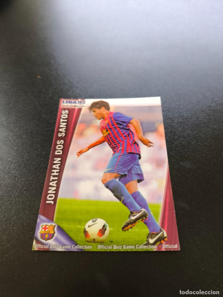 Cromos de F&uacute;tbol: 669 JONATHAN DOS SANTOS BARCELONA ULTIMA MUNDICROMO LIGA 2011 2012 11 12 PLATINUM NO PANINI ESTE