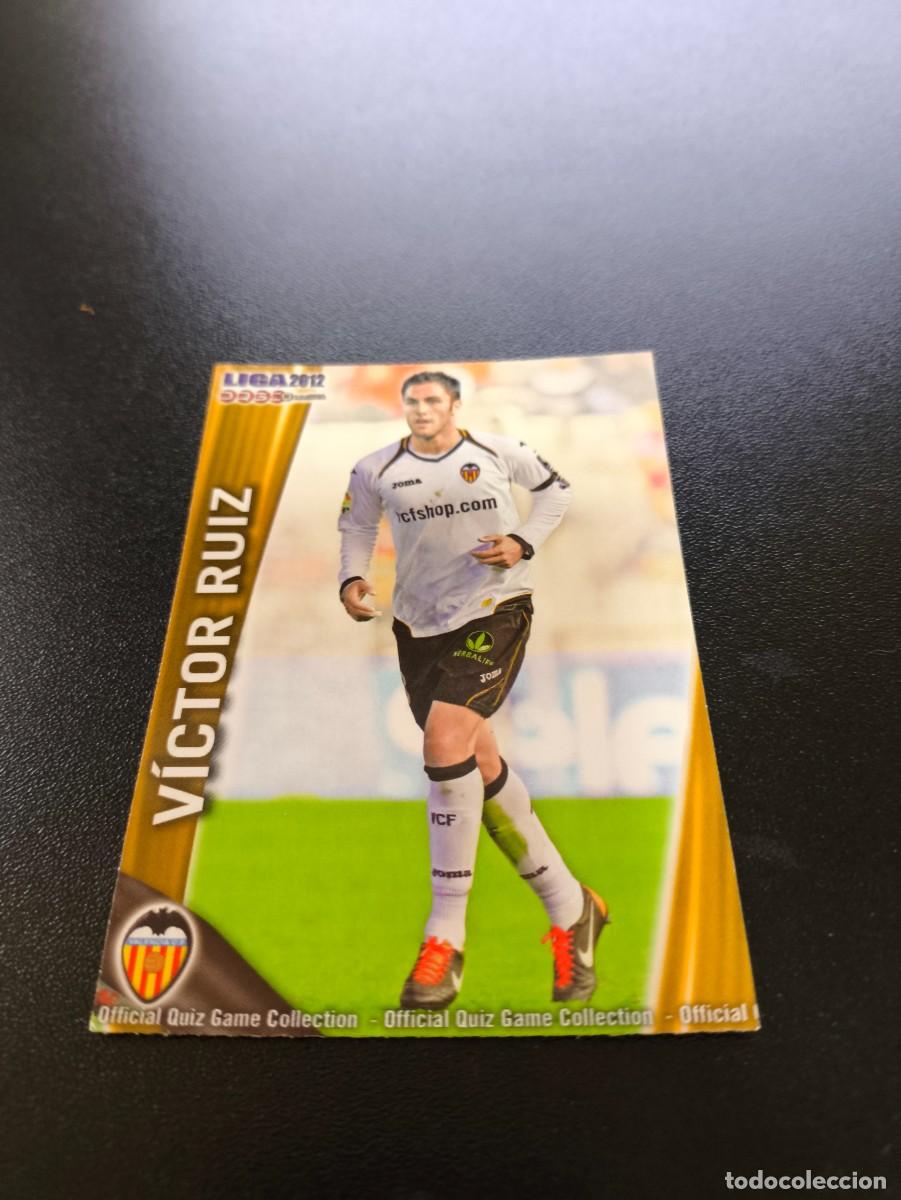 Cromos de F&uacute;tbol: 670 VICTOR RUIZ VALENCIA ULTIMA HORA MUNDICROMO LIGA 2011 2012 11 12 PLATINUM NO PANINI ESTE