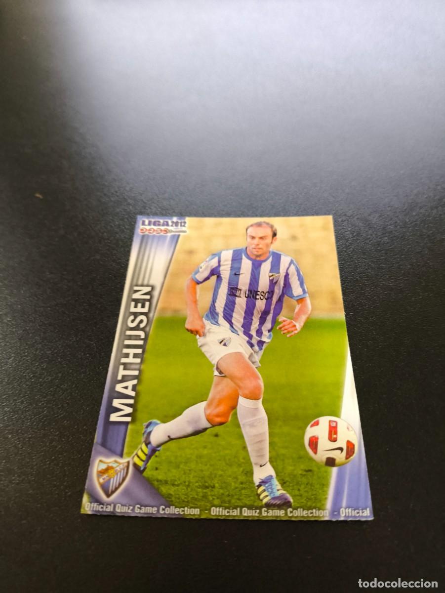 Cromos de F&uacute;tbol: 693 MATHIJSEN MALAGA ULTIMA HORA MUNDICROMO LIGA 2011 2012 11 12 PLATINUM NO PANINI ESTE
