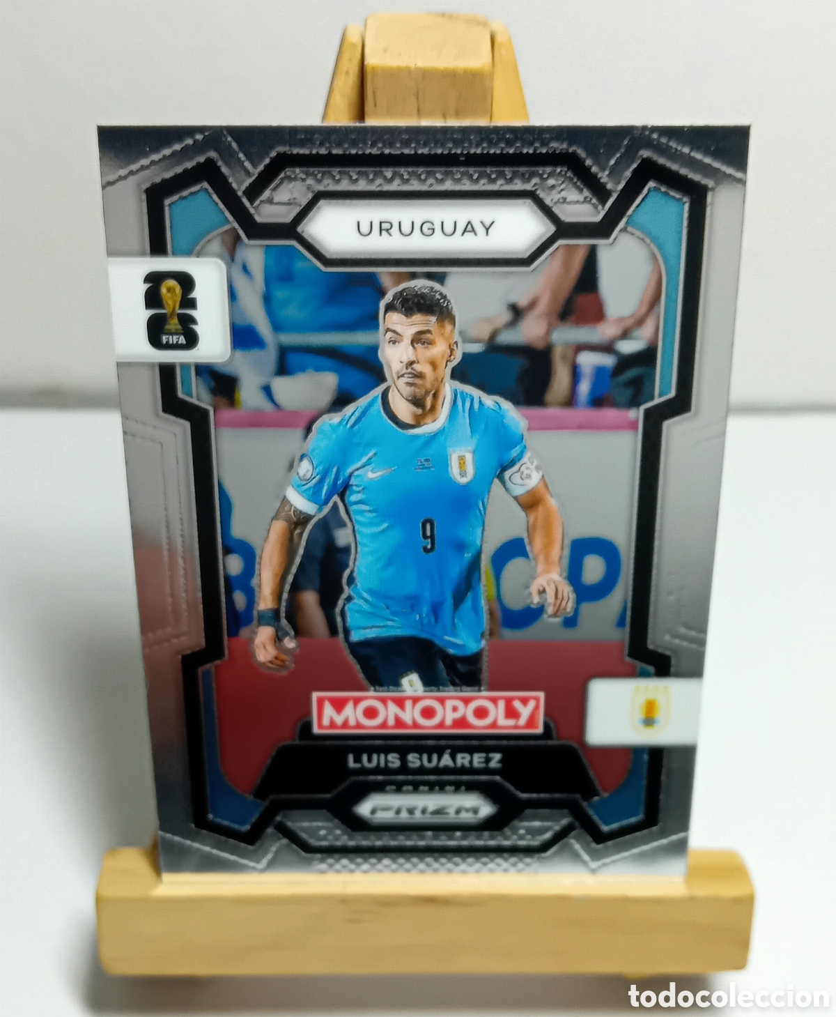 Cromos de F&uacute;tbol: LUIS SUAREZ 2026 URUGUAY MONOPOLY PRIZM PANINI.