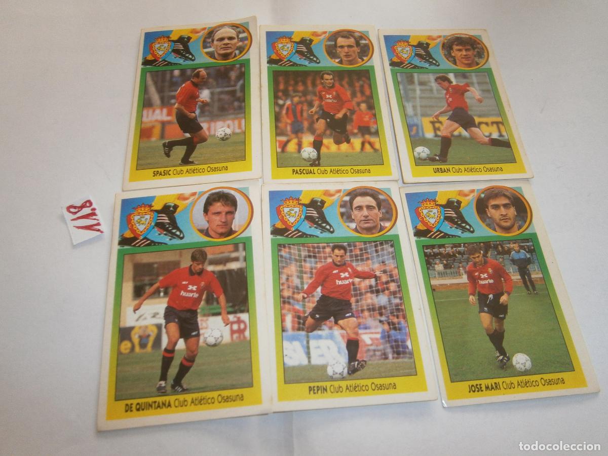 Cromos de F&uacute;tbol: ANTIGUOS CROMOS DE FUTBOL EDICIONES ESTE 93-94 - CLUB ATLETICO OSASUNA