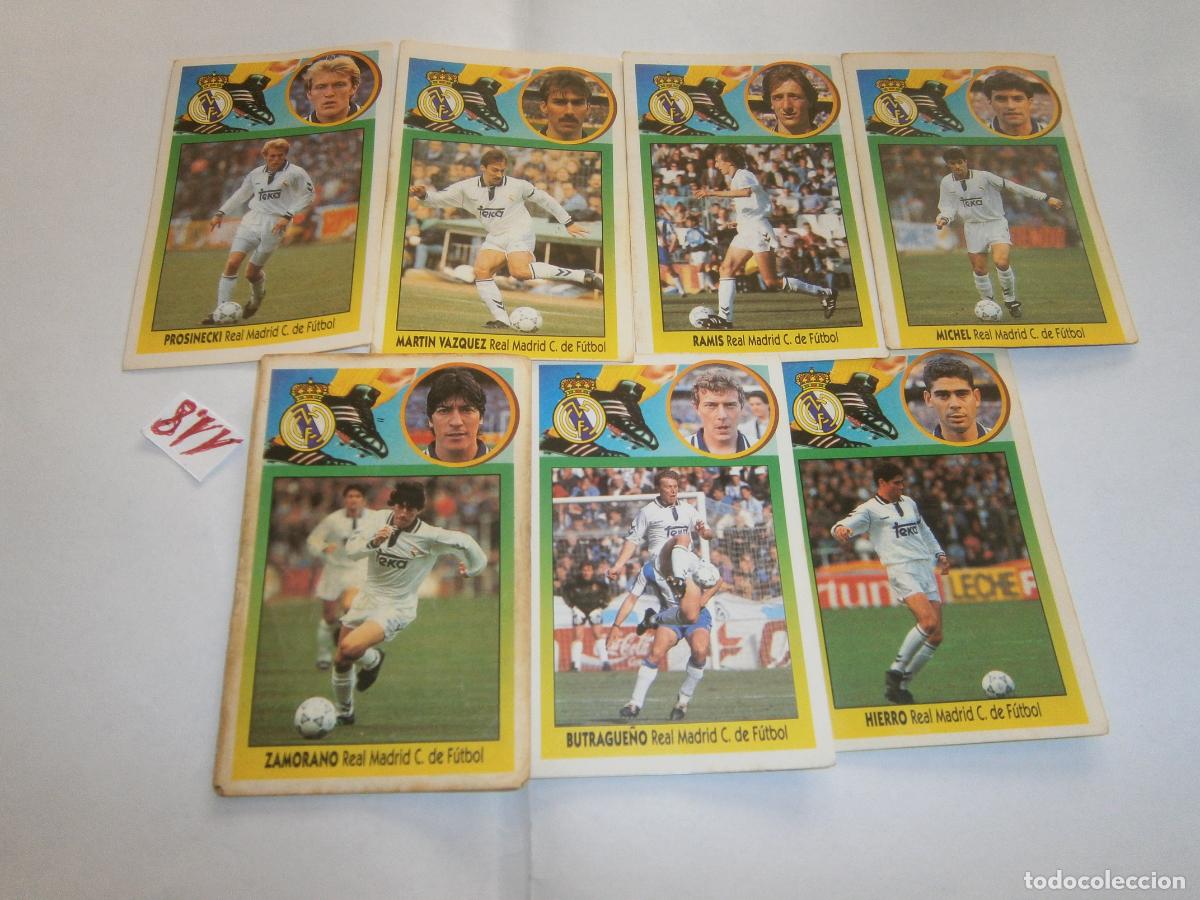 Cromos de F&uacute;tbol: ANTIGUOS CROMOS DE FUTBOL EDICIONES ESTE 93-94 - REAL MADRID CLUB DE FUTBOL