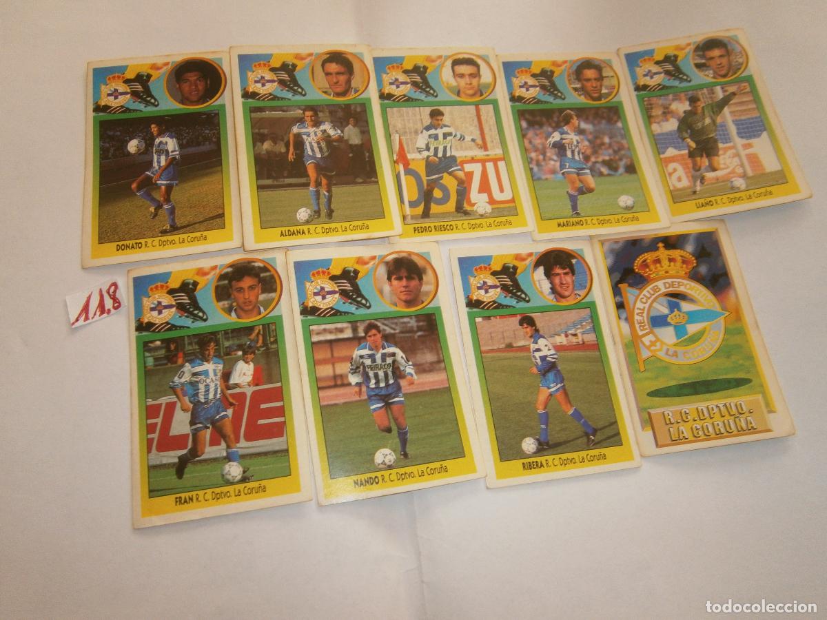 Cromos de F&uacute;tbol: ANTIGUOS CROMOS DE FUTBOL EDICIONES ESTE 93-94 - REAL CLUB DEPORTIVO LA CORU&Ntilde;A